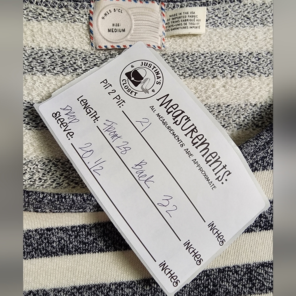 EUC Anthropologie Postmark Layered Sweater Floral Top Size M - Picture 10 of 11